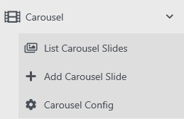 Photo of carousel menu