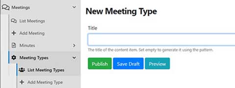 Photo of new meeting type