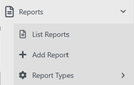 Reports Menu